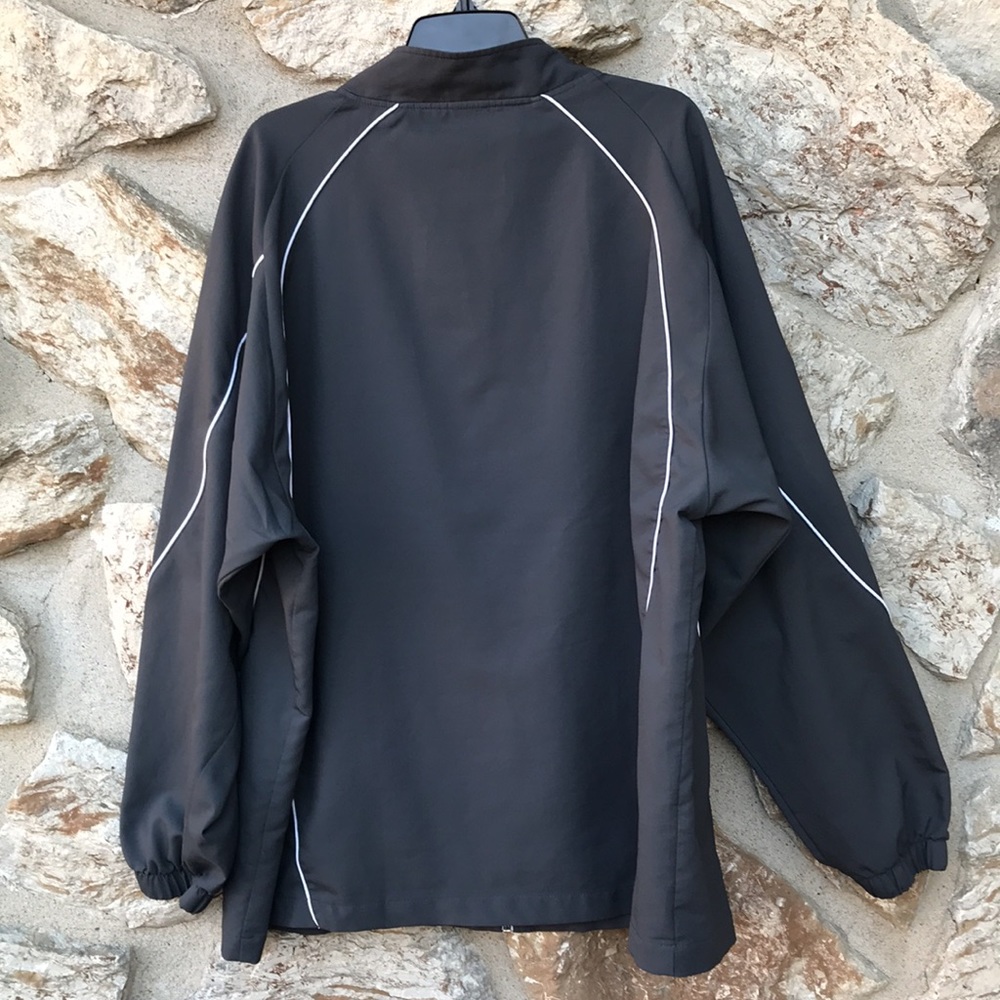 Russell Athletic Team Prestige Full Zip Jacket - Gray/White - XXL - Men’s - Picture 2 of 2